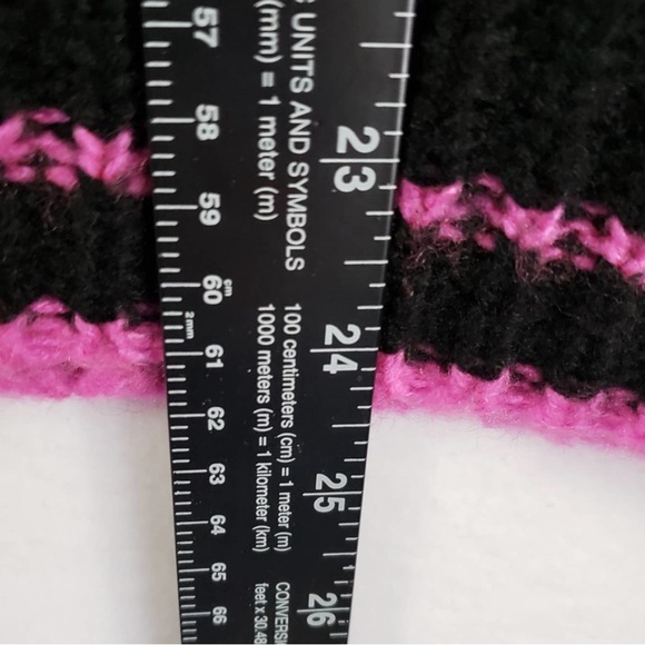 Nwt JOHN + JENN Women's Black & Hot Pink Long Sleeve Crew Neck Sweater 💫✨🩷🖤NWT - Picture 5 of 6